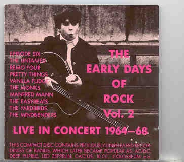 Various Artists – The Early Days Of Rock Vol. 2 ( Living Legend ) front cover Various Artists - The Early Days Of Rock Vol. 2 ( Living Legend ) front cover