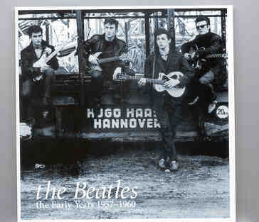 The Beatles – The Early Years 1957 – 1960 ( 2 CD SET ) front cover The Beatles - The Early Years 1957 - 1960 ( 2 CD SET ) front cover