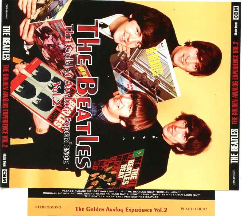 The Beatles – The Golden Analog Experience Vol 2 ( 3 CD SET ) ( 2014 Contraband Music ) front cover The Beatles - The Golden Analog Experience Vol 2 ( 3 CD SET ) ( 2014 Contraband Music ) front cover