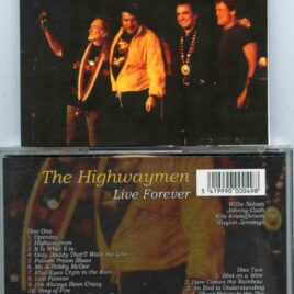 Johnny Cash - Live Forever ( 2 CD set ) ( THE HIGHWAYMEN Live at The Greek Theater , LA , CA , June 4th 1996 )