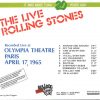 Rolling Stones - The LIVE Rolling Stones ( Olympia '65 ) ( Bulldog )