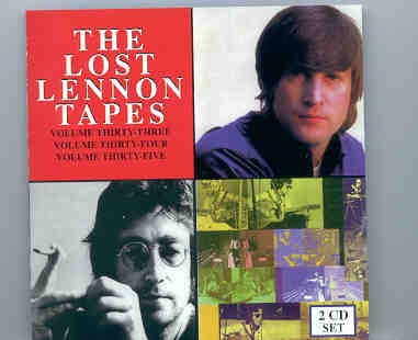 John Lennon – The Lost Lennon Tapes Vol. 33 – 34 – 35 ( Bag Recs ) ( 2 CD set ) front cover John Lennon - The Lost Lennon Tapes Vol. 33 - 34 - 35 ( Bag Recs ) ( 2 CD set ) front cover