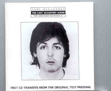 Paul McCartney – The Lost McCartney Album ( VOXX ) ( The Unreleased McCartney II ) ( 2 CD set ) front cover Paul McCartney - The Lost McCartney Album ( VOXX ) ( The Unreleased McCartney II ) ( 2 CD set ) front cover