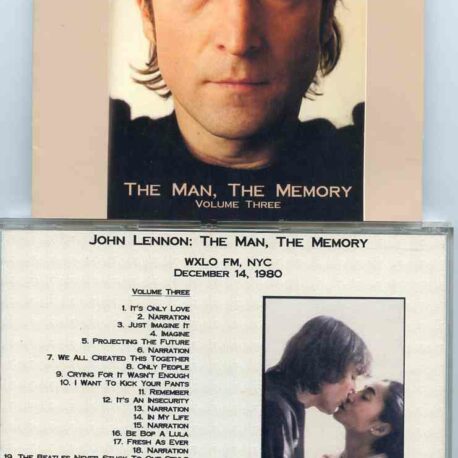 John Lennon - The Man The Memory Vol 3   ( WXLO FM , New York City , December 14th , 1980 )