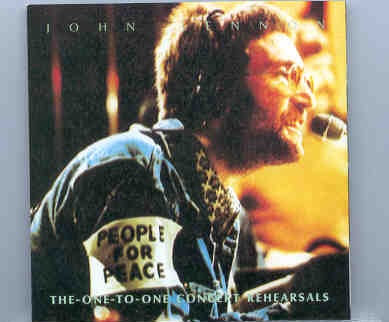 John Lennon – One To One Concert Rehearsals ( Chapter One ) front cover John Lennon - One To One Concert Rehearsals ( Chapter One ) front cover