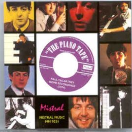 Paul McCartney - The Piano Tape  ( Mistral ) front cover