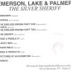 Emerson , Lake & Palmer - The Silver Sheriff  ( Oil Well ) ( Live in Saratoga , NY , August 13th , 1972 )