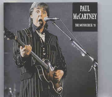 Paul McCartney – The Soundcheck 1993 front cover Paul McCartney - The Soundcheck 1993 front cover