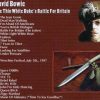 David Bowie - The Thin White Duke's Battle For Britain  ( Live at Wertcher Festival , July 5th , 1997 plus Bonustracks )