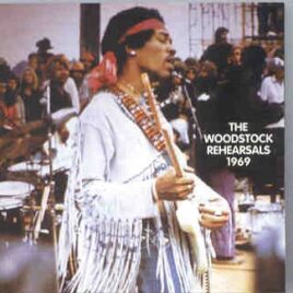 Jimi Hendrix - The Woodstock Rehearsals 1969 ( Midnight Beat ) front cover