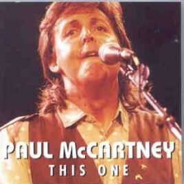 Paul McCartney - This One  ( Beacon Theatre , New York City , March 14th , 1990 ) front cover