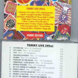 The Who - Tommy Live ( Fabbri Editori ) ( 19 Tommy Live Tracks )