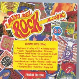 The Who - Tommy Live ( Fabbri Editori ) ( 19 Tommy Live Tracks ) front cover