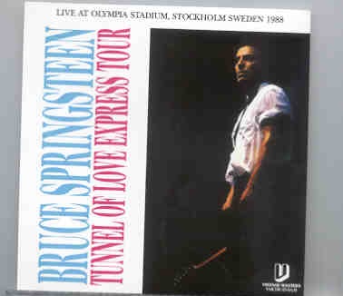 Bruce Springsteen – Tunnel Of Love Express Tour ( 2 CD SET ) ( Olympia Stadium , Stockholm , Sweden 1988 ) front cover Bruce Springsteen - Tunnel Of Love Express Tour ( 2 CD SET ) ( Olympia Stadium , Stockholm , Sweden 1988 ) front cover
