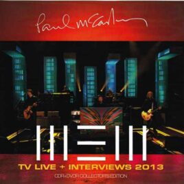 Paul McCartney - TV Live + Interviews 2013 ( 1 CD + 1 DVD ) ( 2013 Now Disc ) ( Late Night With Jimmy Fallon TV Show 2013 )