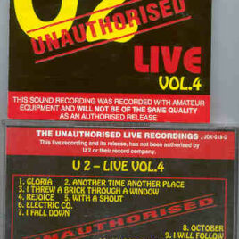 U2 - Live Vol. 4 ( Joker Records Australia )