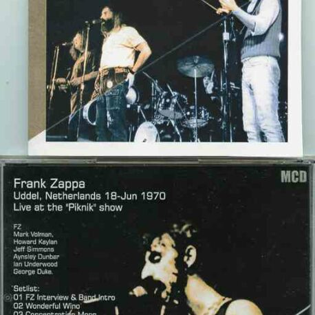 Frank Zappa - Uddel Netherlands ( 2 CD SET ) ( Live At The Piknik Show , June 18th , 1970 )