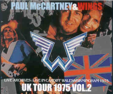 Paul McCartney – UK TOUR 1975 VOL. 2 ( 4 CD SET ) ( Cardiff Wales & Birmingham ) front cover Paul McCartney - UK TOUR 1975 VOL. 2 ( 4 CD SET ) ( Cardiff Wales & Birmingham ) front cover