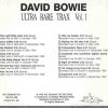 David Bowie - Ultra Rare Trax Vol. 1  ( Swingin' Pig )