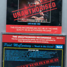 Paul McCartney - Back in the USA Vol. 2  ( Unauthorized Vol 2 ) ( Banana ) ( Australia )