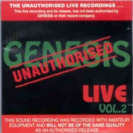P. Gabriel  /  GENESIS  /  P. Collins - Unauthorized Live Vol. 2 front cover