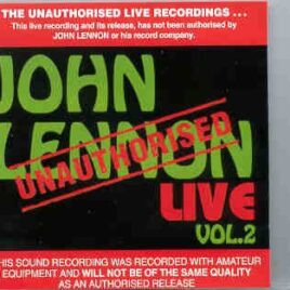 John Lennon - Unauthorized Vol. 2 front cover