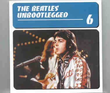 The Beatles – Unbootlegged Vol. 6 front cover The Beatles - Unbootlegged Vol. 6 front cover