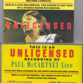 Paul McCartney - Unlicensed ( Australia )