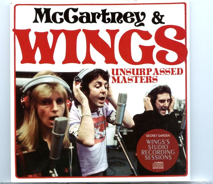 Paul McCartney & Wings – Unsurpassed Masters (2 CD) front cover Paul McCartney & Wings – Unsurpassed Masters (2 CD) front cover