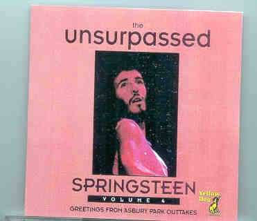 Bruce Springsteen – The Unsurpassed Springsteen Vol. 4 ( Yellow Dog ) front cover Bruce Springsteen - The Unsurpassed Springsteen Vol. 4 ( Yellow Dog ) front cover