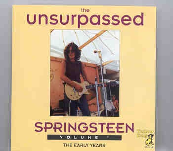 Bruce Springsteen – The Unsurpassed Springsteen Vol. 1 ( Yellow Dog ) front cover Bruce Springsteen - The Unsurpassed Springsteen Vol. 1 ( Yellow Dog ) front cover