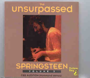 Bruce Springsteen – The Unsurpassed Springsteen Vol. 3 ( Yellow Dog ) front cover Bruce Springsteen - The Unsurpassed Springsteen Vol. 3 ( Yellow Dog ) front cover