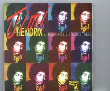 Jimi Hendrix – Unsurpassed Studio Takes ( Yellow Dog ) front cover Jimi Hendrix - Unsurpassed Studio Takes ( Yellow Dog ) front cover