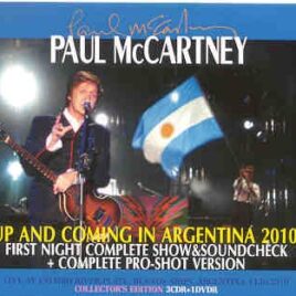 Paul McCartney - Up & Coming Tour 2010 Argentina First Night ( 3 CD + 1 DVD set ) ( Nov 10th , 2010 ) front cover