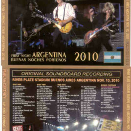 Paul McCartney - Up & Coming Tour 2010 Argentina ( Piccadilly Circus ) ( 2 CD + 1 DVD set ) ( Nov 10th , 2010 )