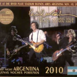 Paul McCartney - Up & Coming Tour 2010 Argentina ( Piccadilly Circus ) ( 2 CD + 1 DVD set ) ( Nov 10th , 2010 ) front cover