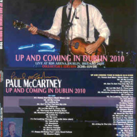 Paul McCartney - Up & Coming Tour 2010 In DUBLIN ( 2 CD + 1 DVD set )( June 12th , 2010 )