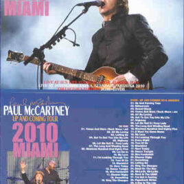 Paul McCartney - Up & Coming Tour 2010 MIAMI ( 2 CD + 1 DVD set ) ( April 3rd , 2010 )