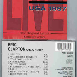 Eric Clapton - USA 1987 ( Live During the 1987 Tour )