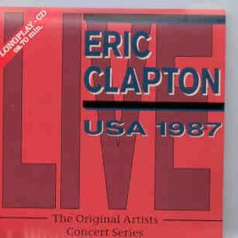 Eric Clapton - USA 1987  ( Live During the 1987 Tour ) front cover