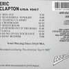 Eric Clapton - USA 1987  ( Live During the 1987 Tour )