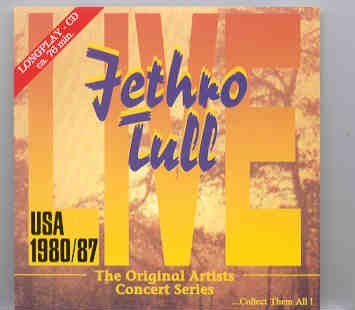 Jethro Tull – USA 1980 / 1987 front cover Jethro Tull - USA 1980 / 1987 front cover