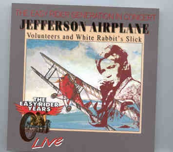 Jefferson Airplane – Volunteers & White Rabbit’s Slick ( Live late 60’s ) front cover Jefferson Airplane - Volunteers & White Rabbit's Slick ( Live late 60's ) front cover