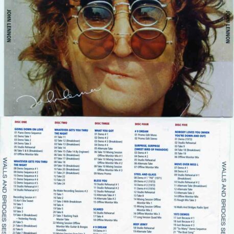John Lennon - Walls & Bridges Sessions (5CD 1DVD & 36 Pages Booklet) Walls And Bridges Sessions ( OMS )