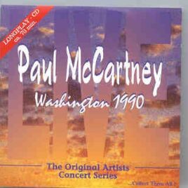 Paul McCartney - Washington 1990 front cover
