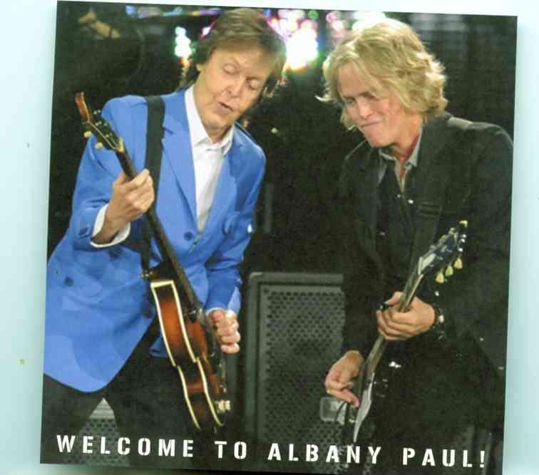 Paul McCartney – Welcome to Albany Paul ( 2CD ) ( Live at Times Union Center, Albany, NY, 2014 July 5th ) (Digital Aud) Green Apple front cover Paul McCartney - Welcome to Albany Paul ( 2CD ) ( Live at Times Union Center, Albany, NY, 2014 July 5th ) (Digital Aud) Green Apple front cover