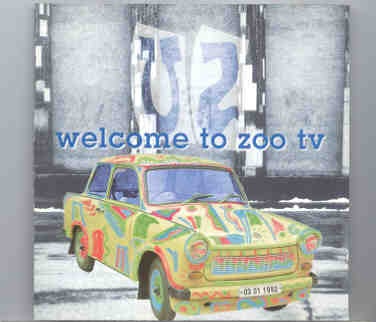 U2 – Welcome To Zoo TV ( 2 CD set ) ( Red Phantom ) ( Miami , Fl , USA , March 1st , 1992 ) front cover U2 - Welcome To Zoo TV ( 2 CD set ) ( Red Phantom ) ( Miami , Fl , USA , March 1st , 1992 ) front cover