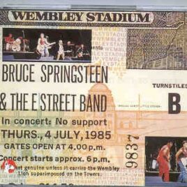 Bruce Springsteen - Wembley 1985 ( 3 CD set )  ( Great Dane ) front cover