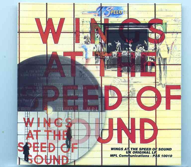 Paul McCartney – Wings At The Speed Of Sound ( UK Original LP ) front cover Paul McCartney - Wings At The Speed Of Sound ( UK Original LP ) front cover