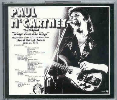 Paul McCartney – Wings From The Wings ( 2 CD set ) ( Inglewood , LA , California , USA , June 23rd , 1976 ) ( Misterclaudel ) front cover Paul McCartney - Wings From The Wings ( 2 CD set ) ( Inglewood , LA , California , USA , June 23rd , 1976 ) ( Misterclaudel ) front cover